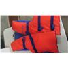 Image 2 : 4 Adult Life Jackets , Storage Bin 