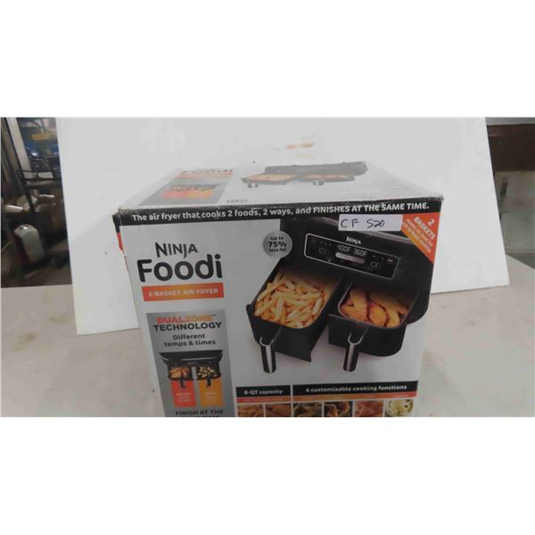 New Ninja Foodi 2 Basket Air Fryer 