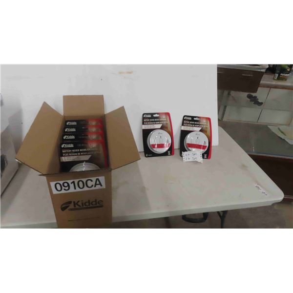 6 New Battery Fire Alarms 