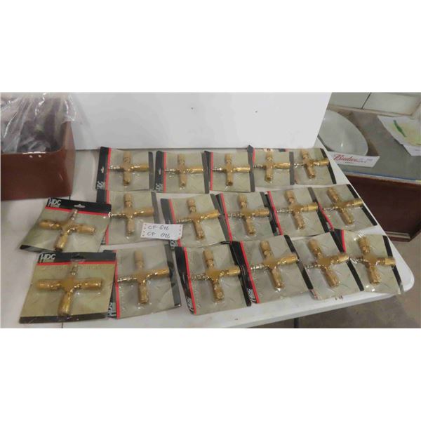 17 New 5 Piece 1/4'' Coupler Cross Assemble 