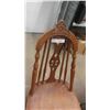 Image 5 : 3 Vintage Wood Kitchen Chairs 2 Are Matching