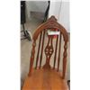 Image 6 : 3 Vintage Wood Kitchen Chairs 2 Are Matching