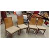 Image 1 : 4 Matching Teak Dining Room Chairs 