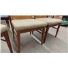 Image 7 : 4 Matching Teak Dining Room Chairs 
