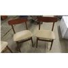 Image 5 : (4) 1960s Teak and Beech Dining Room Chairs 