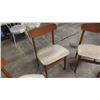 Image 6 : (4) 1960s Teak and Beech Dining Room Chairs 