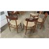 Image 7 : (4) 1960s Teak and Beech Dining Room Chairs 