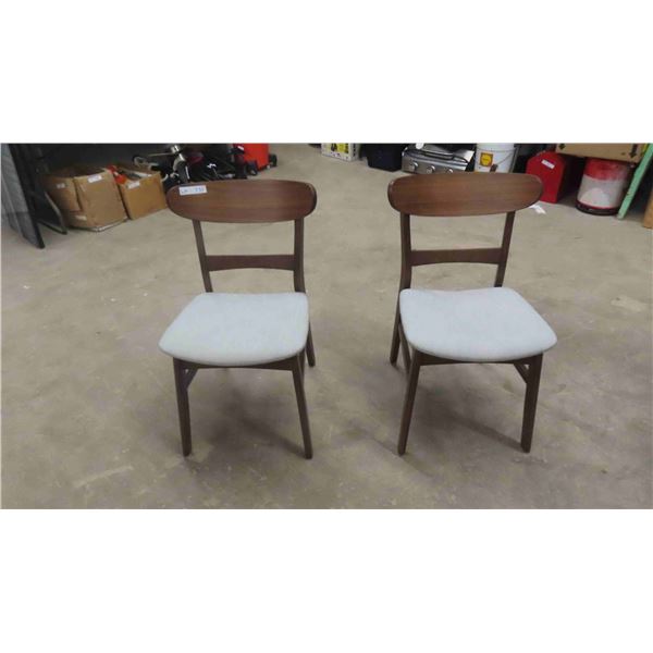 2 Helen Mid Century Modern Chairs 