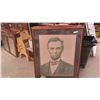 Image 1 : Abraham Lincoln Large Framed Photo 50 1/2'' x 41 1/2''