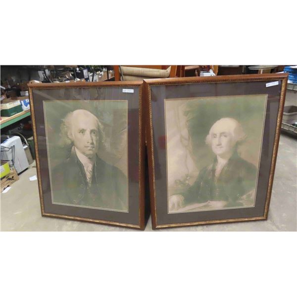 2 James Madison Large Framed Photo 50 1/2'' x 41 1/2'' 