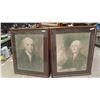 Image 1 : 2 James Madison Large Framed Photo 50 1/2'' x 41 1/2'' 