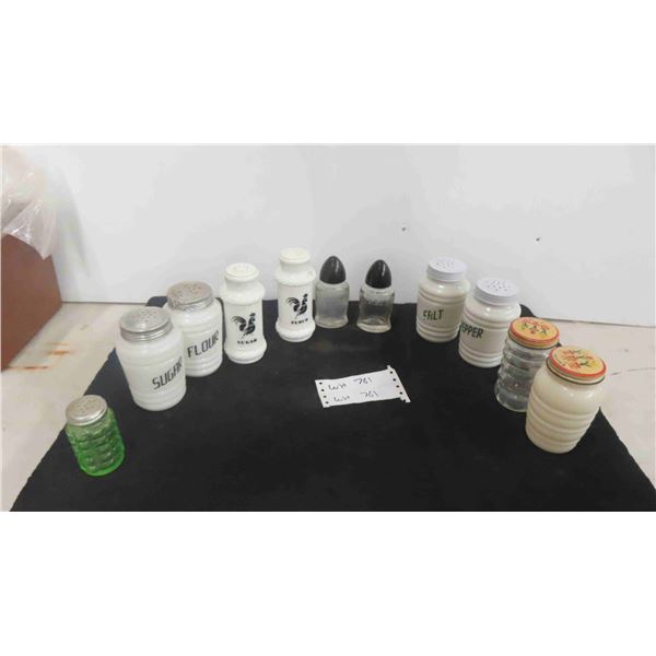 11 Vintage Salt and Pepper Shakers