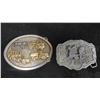Image 2 : 9 Belt Buckles: Toy Farmer, International, Makoti Thrasher, Plus