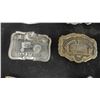 Image 3 : 9 Belt Buckles: Toy Farmer, International, Makoti Thrasher, Plus