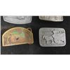 Image 5 : 9 Belt Buckles: Toy Farmer, International, Makoti Thrasher, Plus