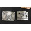 Image 4 : 9 Belt Buckles: Twin City, Great Plains, Wil-Rich, Makoti Thrasher & Others
