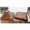 Image 1 : 2 Table Top Display Cases 6 1/2'' x 22'' x 22'' 