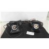 Image 1 : 2 Vintage Bake Lite Rotary Desk Phones