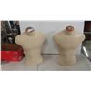 Image 1 : 2 Clothing Store Mens Shirt Mannequins 25'' Tall