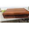 Image 5 : Teak Roll Top Box 6'' x 24'' x 17''