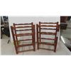 Image 1 : 2 Teak Wine Bottle Racks - Each Holds 15 Bottles