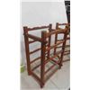 Image 2 : 2 Teak Wine Bottle Racks - Each Holds 15 Bottles