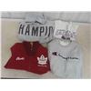 Image 1 : Champion Sweatshirt and Hoodie, Roots Fleece Vest , Calgary Hitman Tshirt 