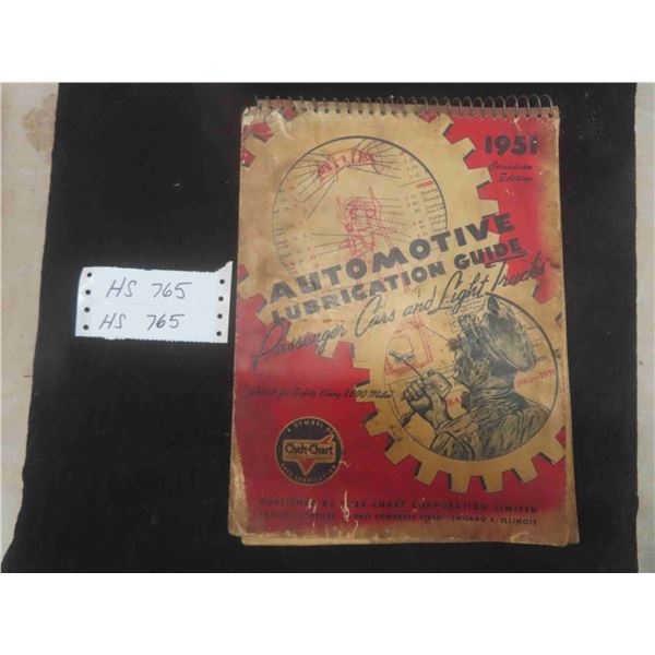 1951 Automotive Lubrication Guide