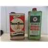 Image 2 : Tremco Trem-Tred Quart Can with Product, Texaco Outboard Motor Oil Plastic 
