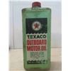 Image 7 : Tremco Trem-Tred Quart Can with Product, Texaco Outboard Motor Oil Plastic 