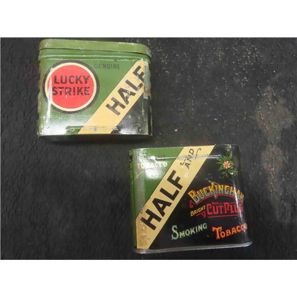 Lucky Stripe Buckingham Cut Plug Tobacco Tin