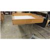 Image 2 : 2 Folding Leg Bin Tables 35'' x 48'' x 48'' 