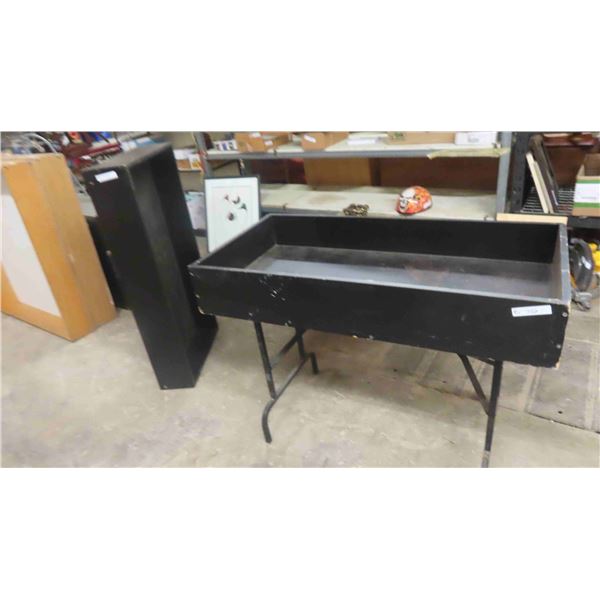 2 Folding Leg Bin Tables 35'' x 48'' x 24'' 