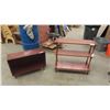 Image 1 : 2 Shelves (1) 3 Tier 30'' x 32'' x 10'' , (1) 21'' x 29'' x 9 1/2'' 