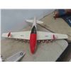 Image 4 : 6 Airplanes : Styrofoam, Paper Mache, Plastic, Largest is 36'' x 24'' -Some Need
