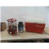 Image 1 : Coleman Cooler , Hot Air Popcorn Popper, Decorative Can