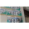 Image 3 : 10 New Manitoba Semi License Plates, Still in Packaging