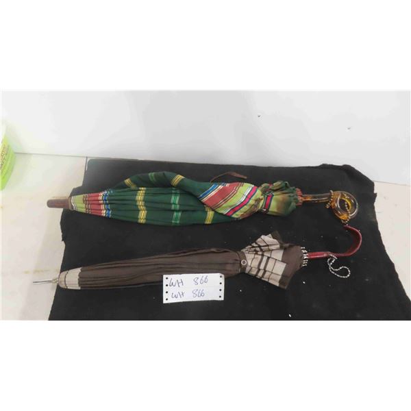 2 Vintage Umbrellas