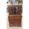 Image 1 : Oak Krug China Cabinet 65'' x 40'' x 16'' 