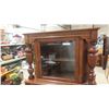 Image 3 : Oak Krug China Cabinet 65'' x 40'' x 16'' 