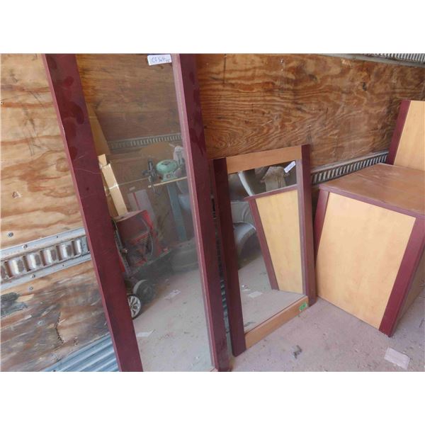 Hotel Style Dresser with Side Tables and Mirrors - Biggest Piece