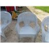 Image 4 : 4 Piece Wicker Patio Set 