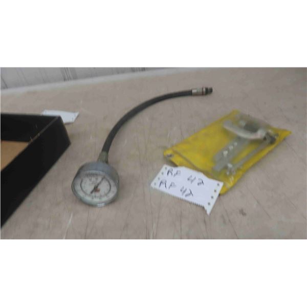 Engine Compression Tester Gauge, Brake Line Flaring Tool