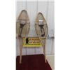 Image 1 : Antique First Nations Wood and Gut Snowshoes 42'' L - Excellent Condition
