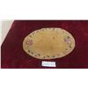 Image 1 : Late 1800s Cree First Nations Ceremonial Beaded Deer Hide Mat 14'' x 10'' 