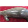 Image 3 : Vintage Inuit Soapstone Carving of a Narwahl 9'' Long Including Tusk -Excellent Condition