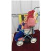 Image 2 : Vintage Knickerbocker 31'' Raggedy Ann Doll with Vintage Doll Stroller 