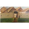 Image 8 : Museum Piece Hudsons Bay Company Fort Garry 1869 Oil Painting on Canvas