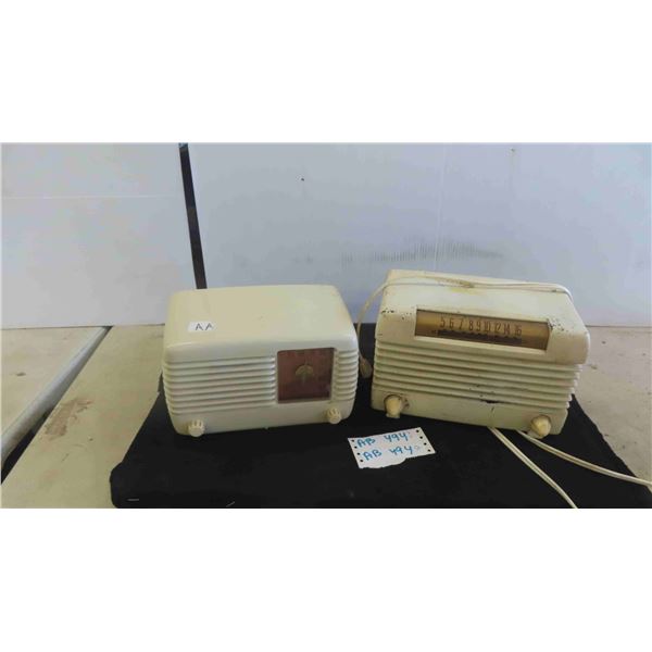 2 Vintage Radios Airline & Philco