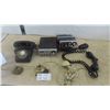 Image 1 : CB Radio, Rotary Desk Phone, Coal Oil Lamp Burners, Night Light